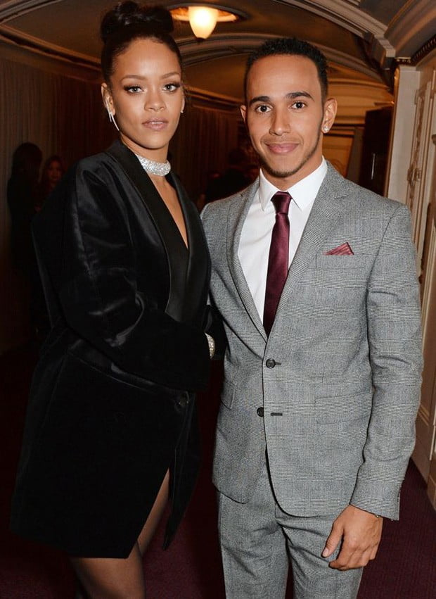 Rihanna e  Lewis Hamilton
