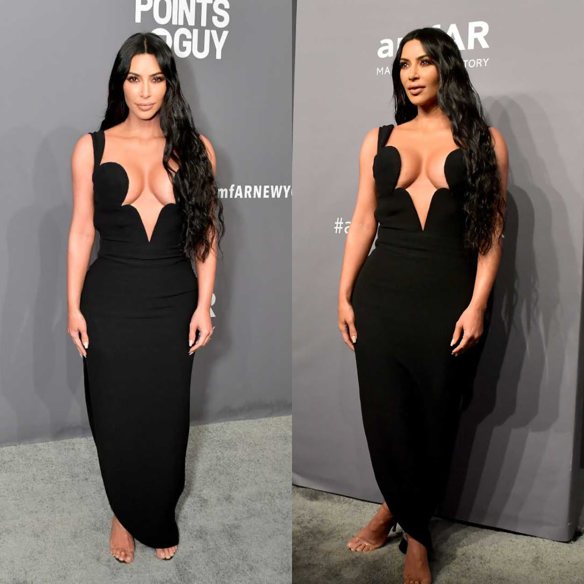 Decote ousado de Kim Kardashian deixa pouco à imaginação
